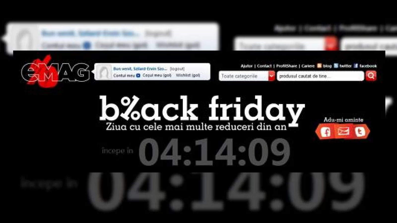 Superofertele Black Friday vin de la eMag - prețurile și reducerile momentului!