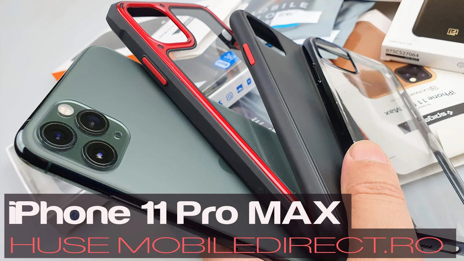 Nu vrei să spargi odorul iPhone 11 Pro Max? Iată 5 huse Mobiledirect de la Cubz, Spigen, Momax + Giveaway (Video)
