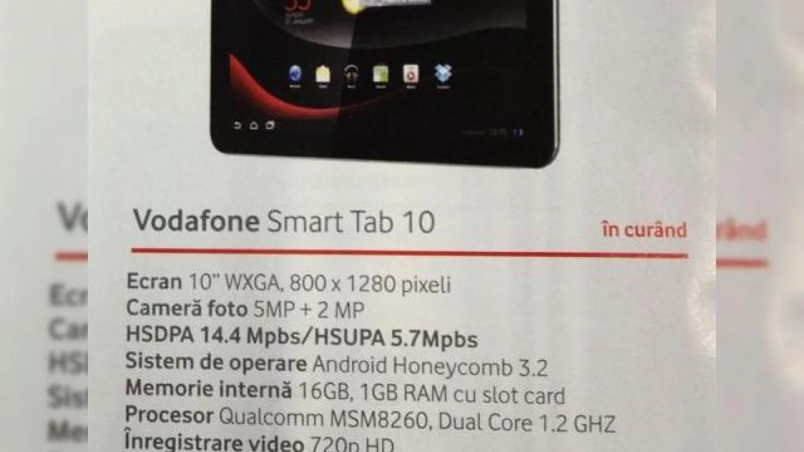 Vodafone România pregătește două tablete Android cu branding propriu: Smart Tab 10 și Smart Tab 7