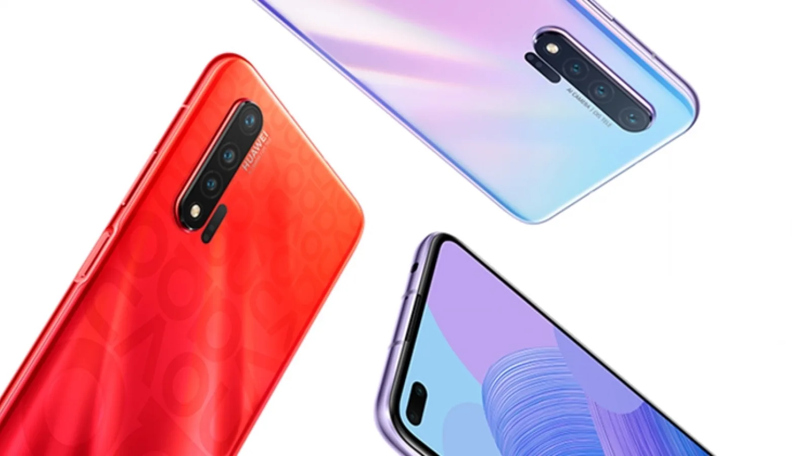 Huawei Nova 6 5G apare în randări oficiale chiar în pragul lansării; Aduce scanner de amprente lateral