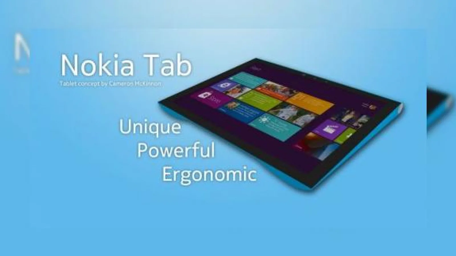 Nokia Tab, tableta Windows cu ecran de 14 inch - iată cum ar putea arăta un astfel de device (concept)