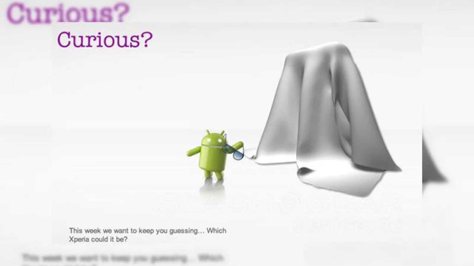 Ni se pregătește ceva! Un misterios model Sony Ericsson Xperia are parte de un teaser pentru CES 2012