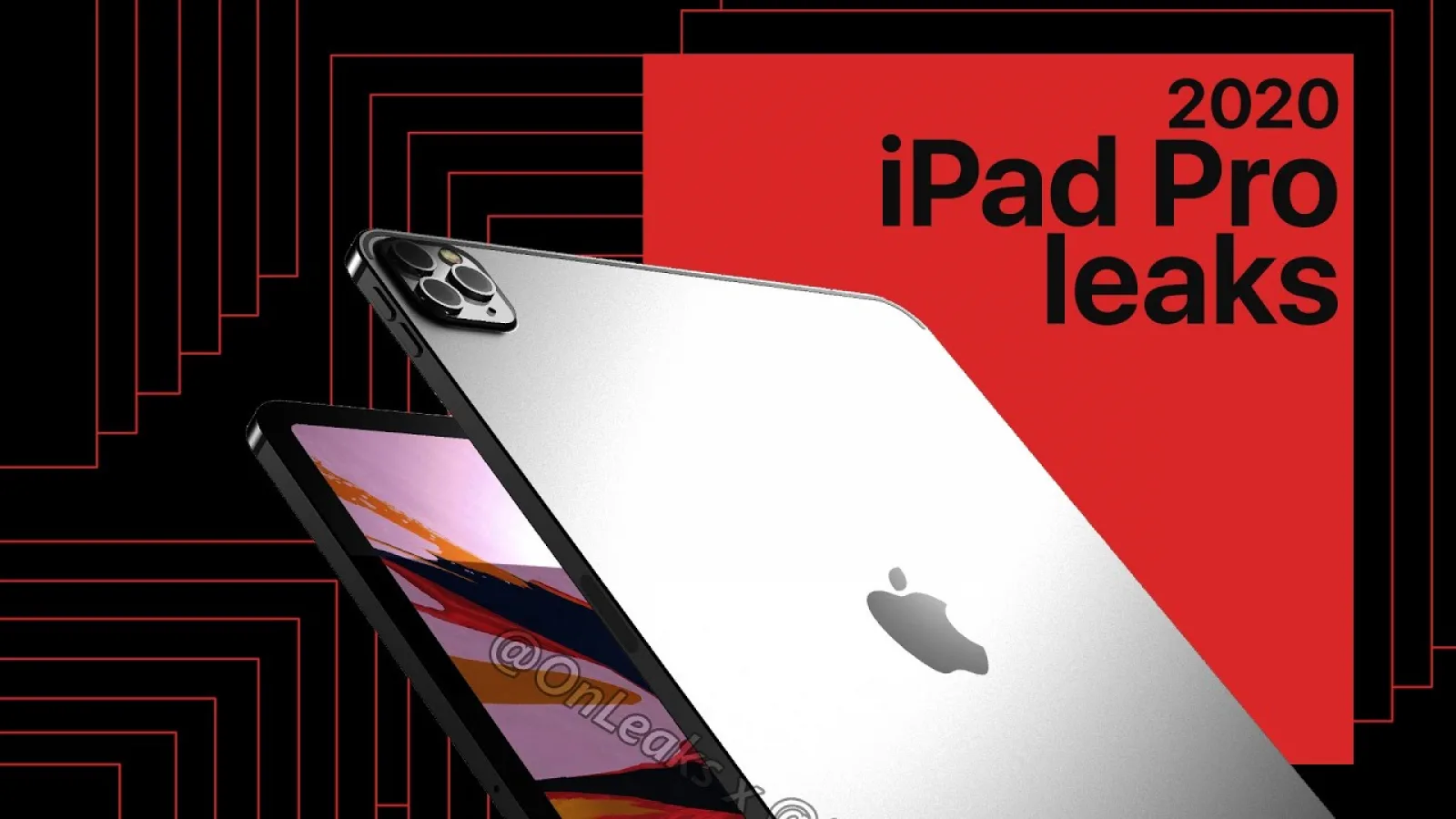 iPad Pro 2020 are parte de o scăpare mare, în randări; Vine cu cameră triplă în stil iPhone 11 Pro
