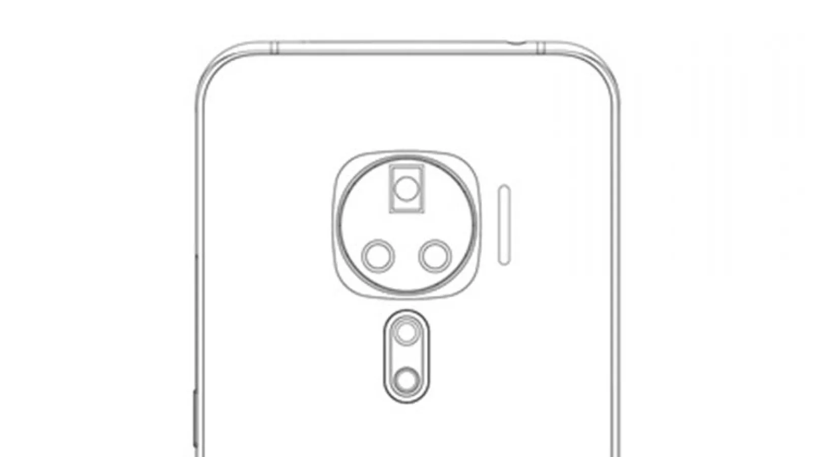 Vivo brevetează un nou design de smartphone, cu decupaj bulină în ecran și cameră Penta-Lens în spate