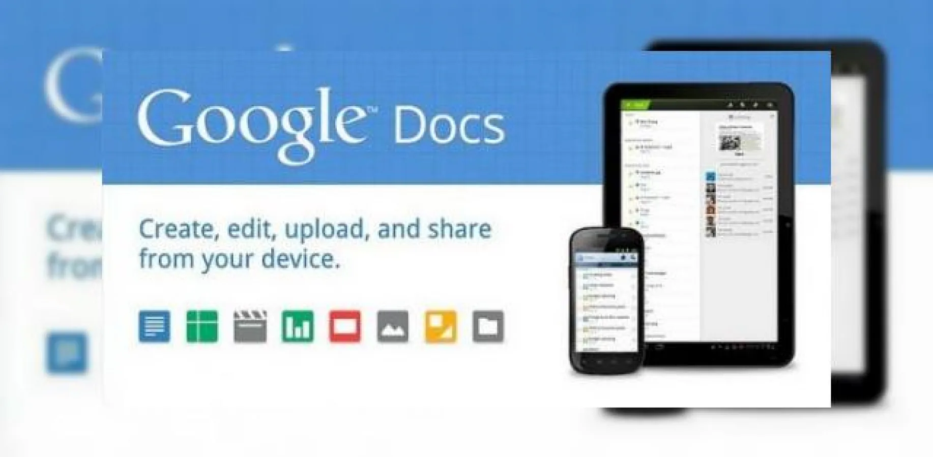 Google Docs disponibil acum Într-o variantă care Îmbunătățește utilizarea pe tabletă