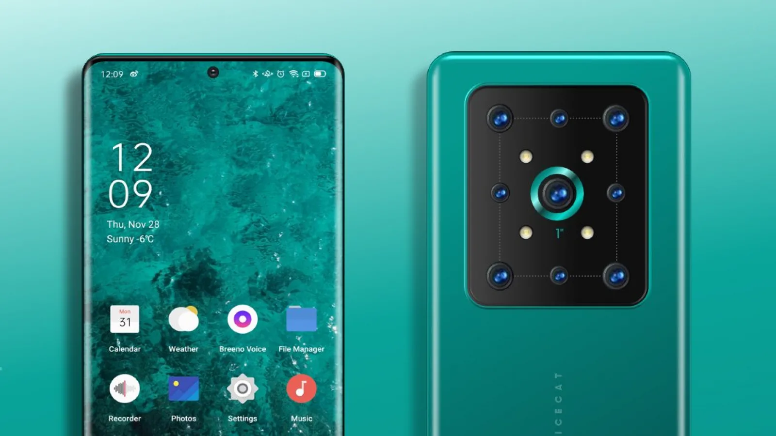 Cum ar putea arata Galaxy S40 sau Huawei P60; Iată o randare a unui smartphone din 2022, cu camere "colier" în spate
