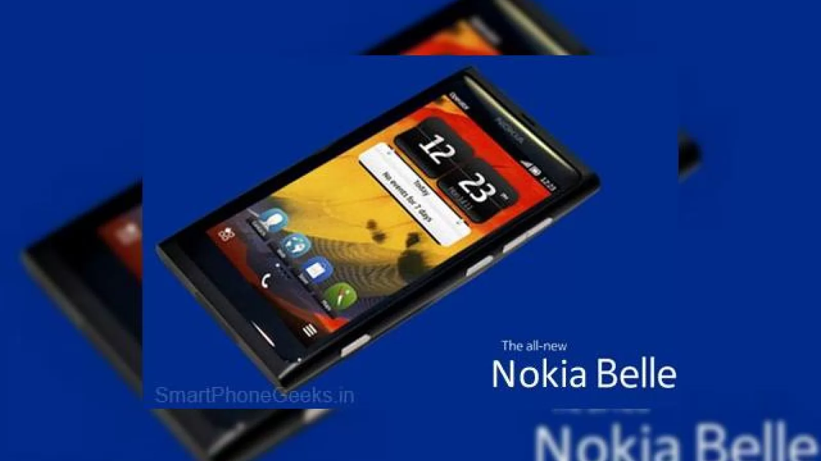 Nokia 801 În prima imagine de pe web, un N9 cu Symbian Belle