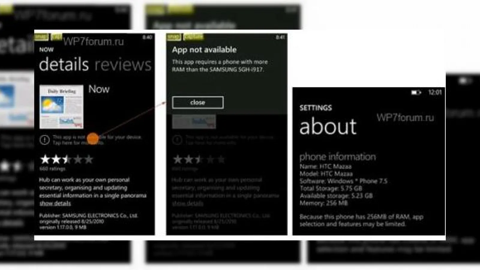 Windows Phone Tango ni se prezintă În imagini - Îmbunătățiri și limitări