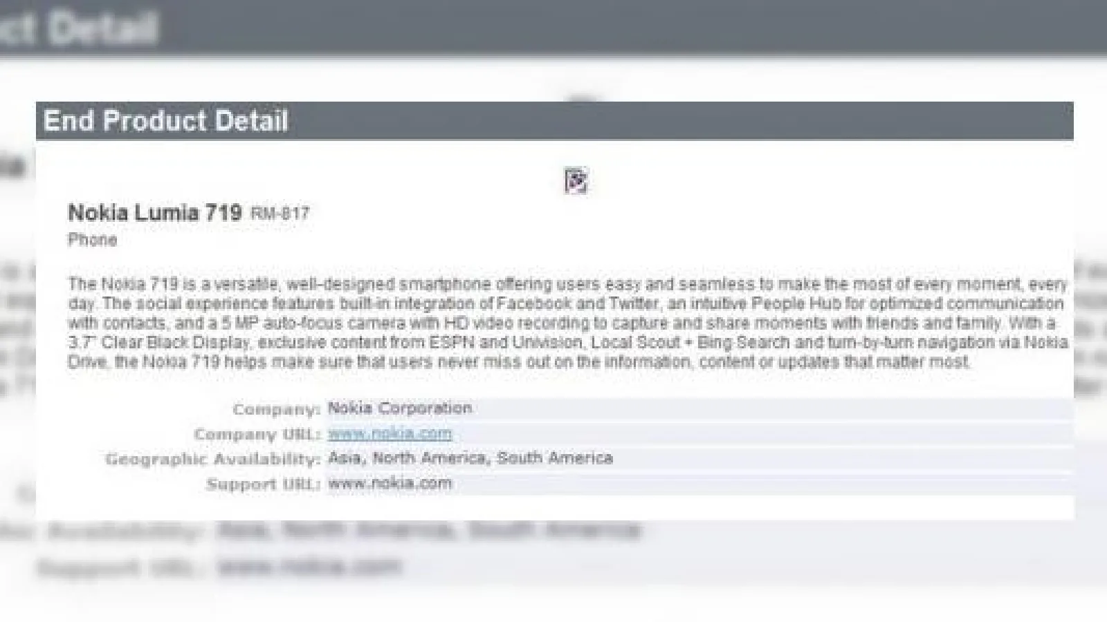 Nokia Lumia 719 primește certificarea Bluetooth SIG; Să fie un Lumia 710 modificat?