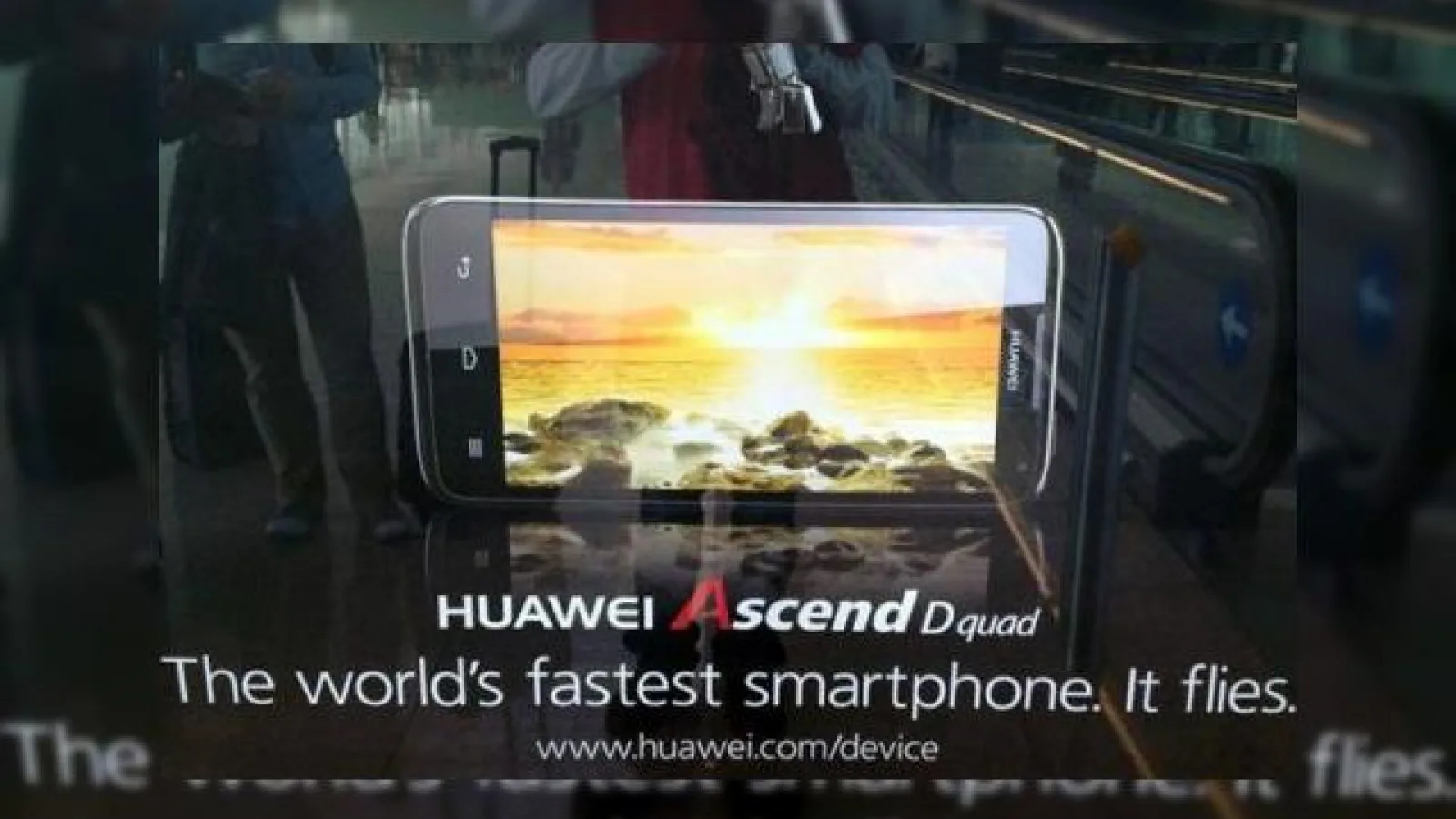 MWC 2012: Huawei Ascend D quad Într-o primă imagine și promite a fi cel mai rapid smartphone