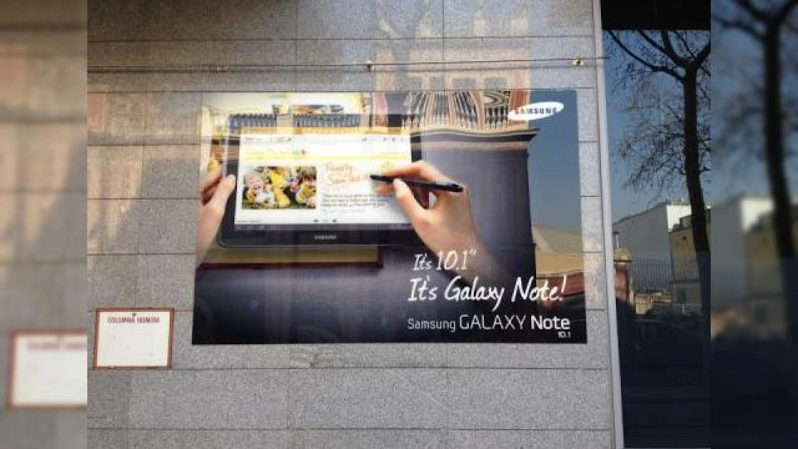 MWC 2012: Samsung Galaxy Note 10.1 confirmat de un poster din Barcelona