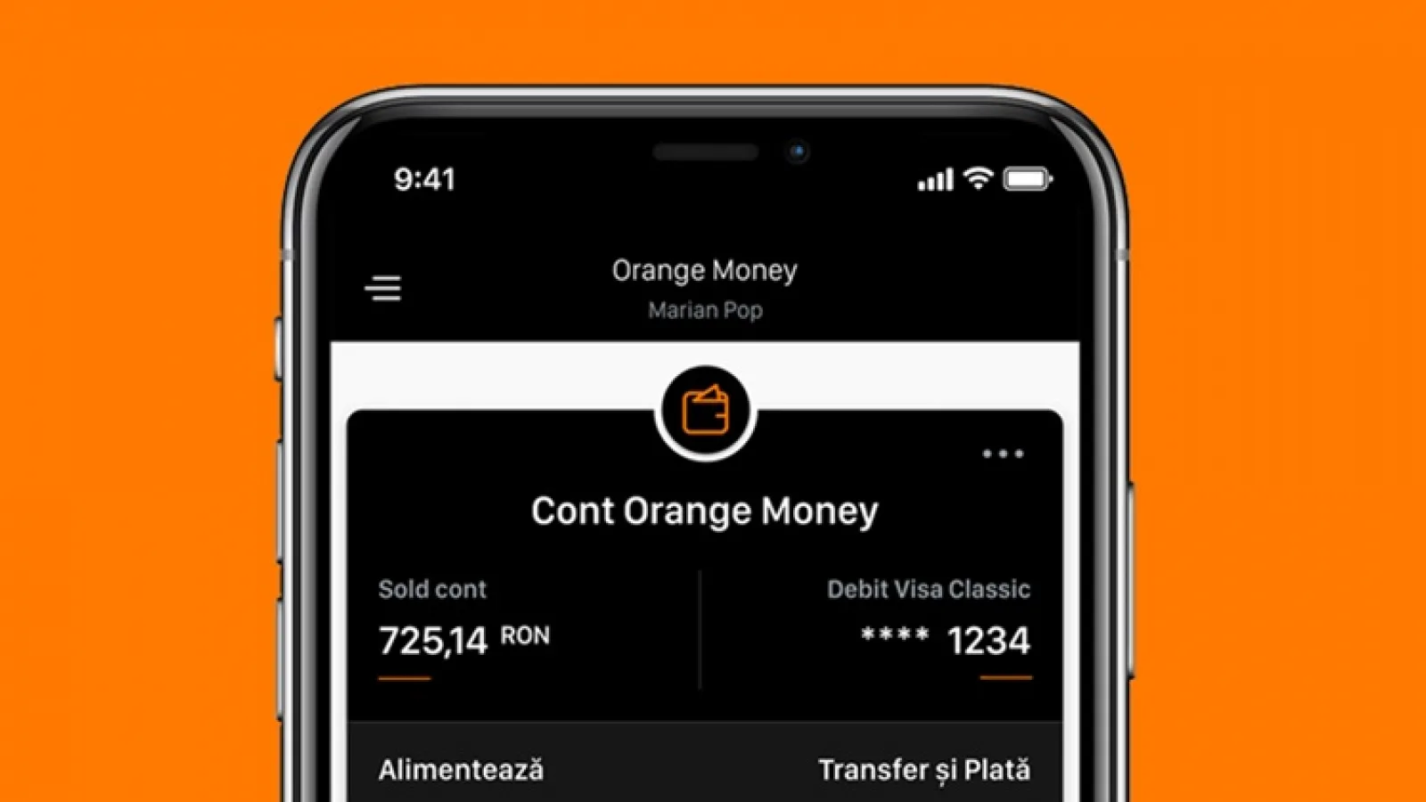 Cu Orange Money poți face totul de acasă; Plăți de facturi, tranzacții, transferuri valutare sau cumpărături online