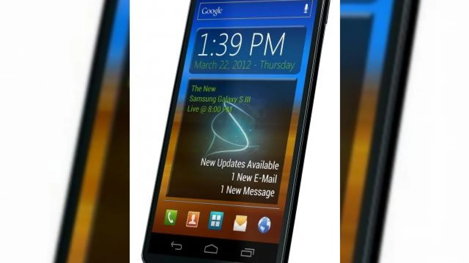 Samsung Galaxy S III Într-o nouă imagine de presă... cel mai probabil un fals!