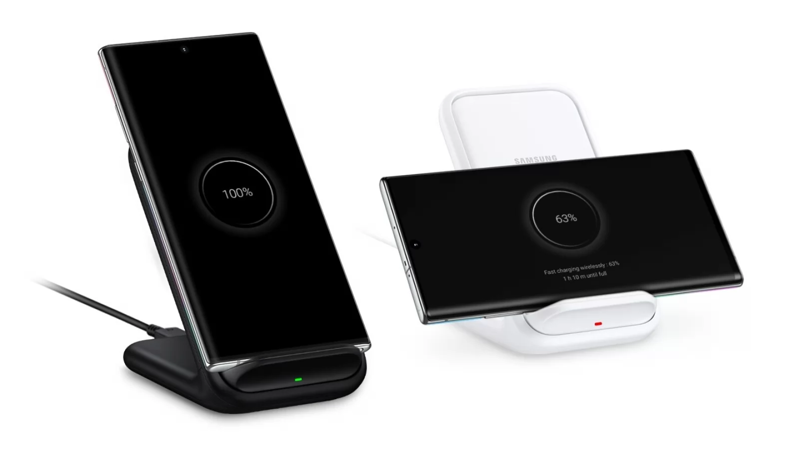 Prezentare Samsung Wireless Charger Stand: încărcător wireless la 15W cu ventilator şi utilizare a telefonului în landscape/portret