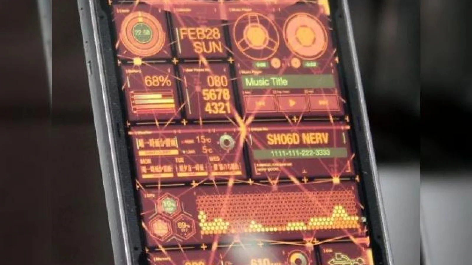 Cel mai original telefon Android produs vreodată: Sharp Evangelion SH-06D NERV