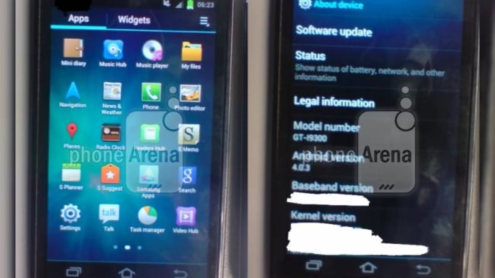 Samsung I9300 NU este Galaxy S III, doar un nou model cu ecran AMOLED 720p de 4 inch