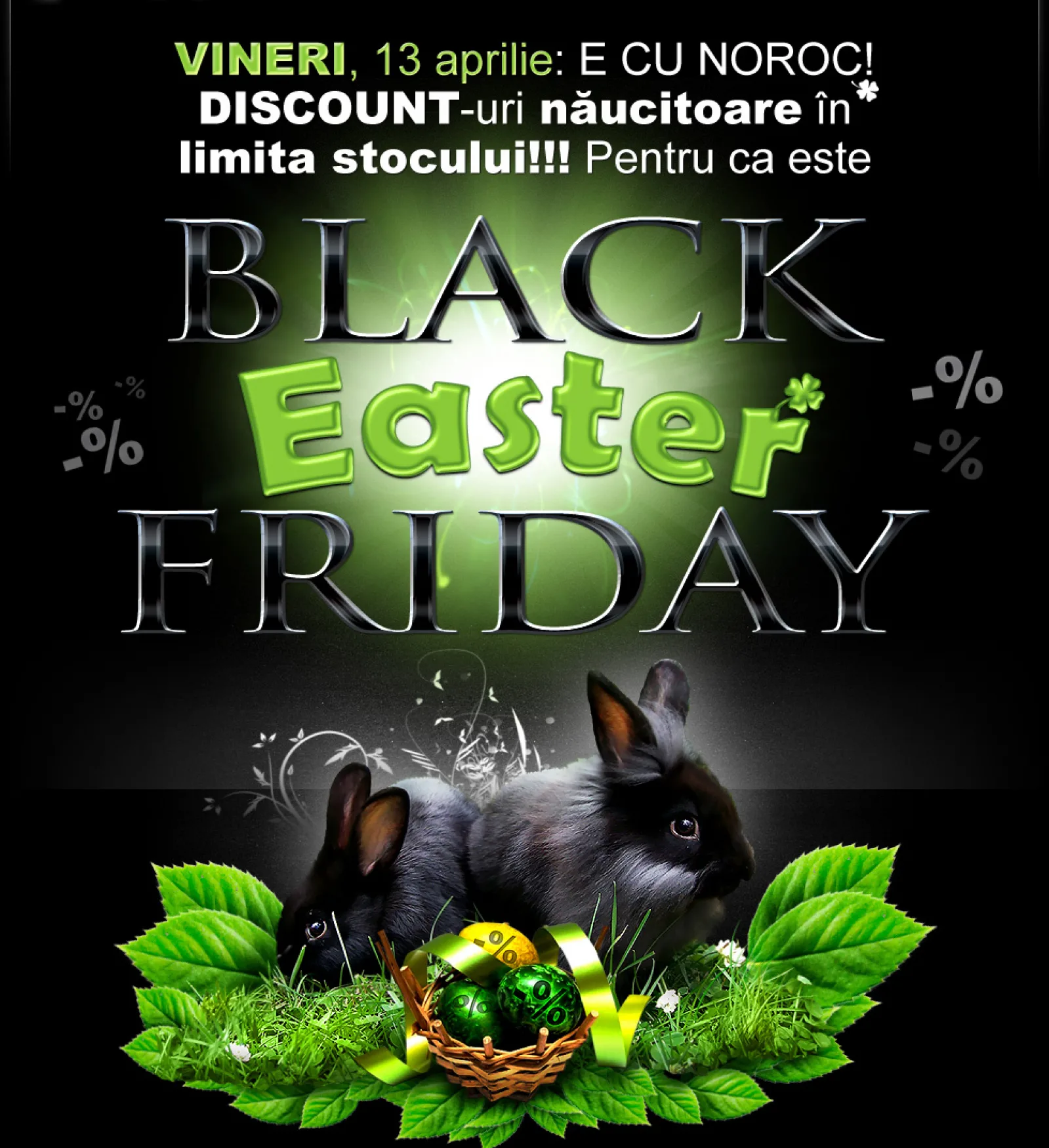 Black Easter Friday a Început la Evomag! Superoferte cu reduceri de până la 50%