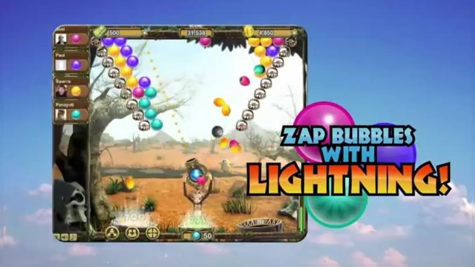 Zynga lansează primul său joc de tip arcade: Bubble Safari