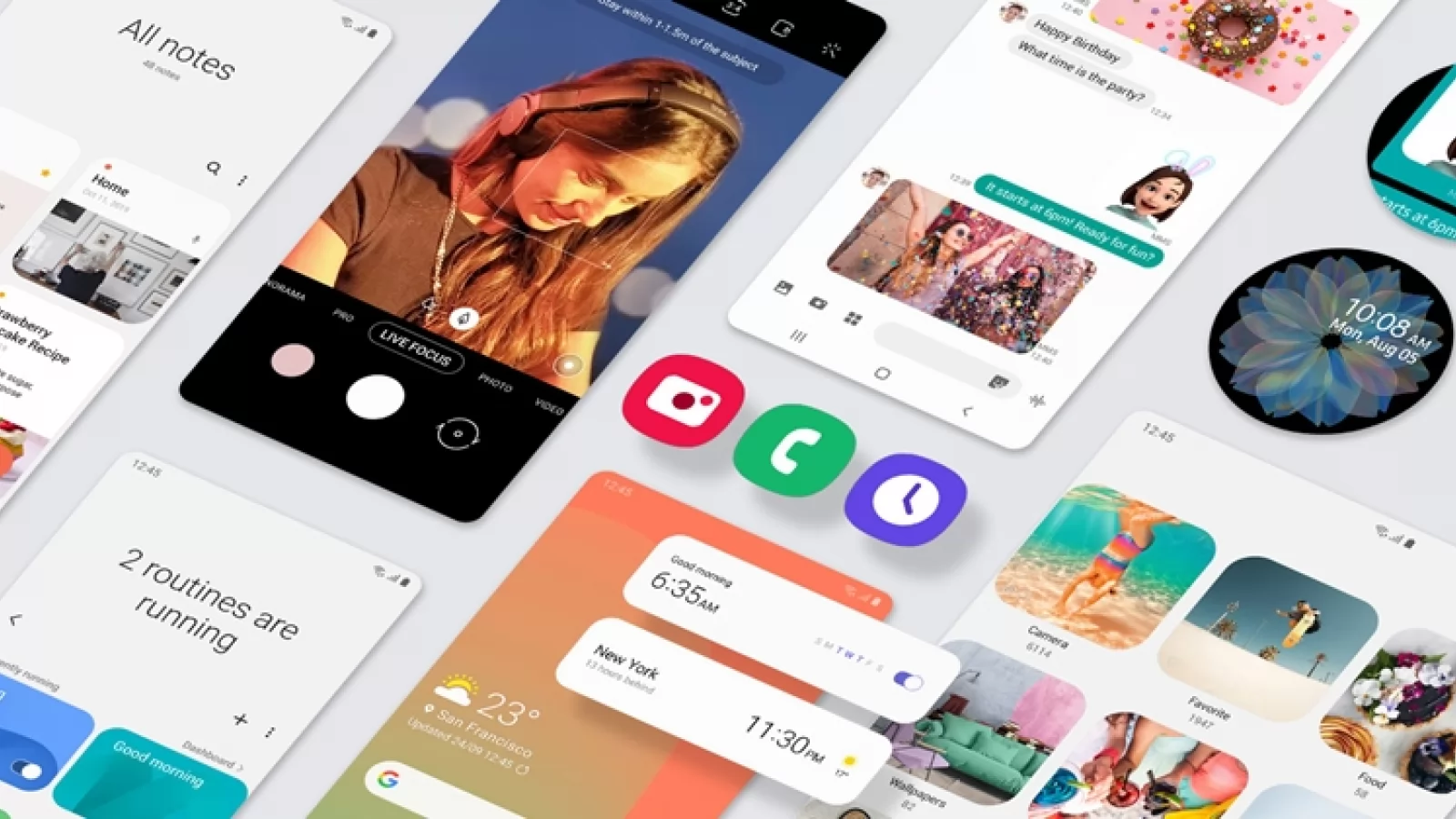 Reclame apar în interfaţa Samsung One UI, în câteva aplicaţii native de pe telefoane