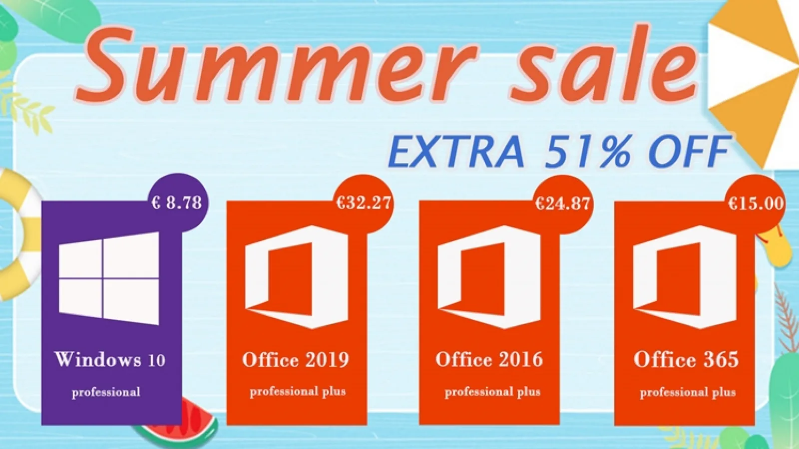 (P) MMORC.COM dă startul sezonului estival de reduceri: Licență Windows 10 Pro la doar 8.78 euro