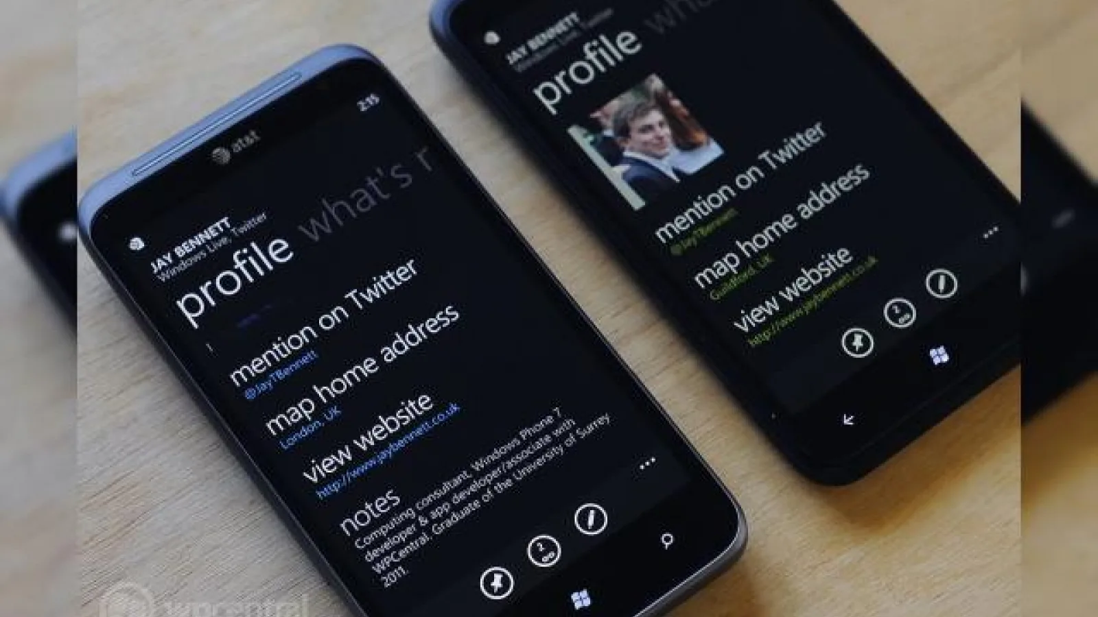 Live on Windows Phone actualizat; MS integrează profilul de Twitter În People Hub