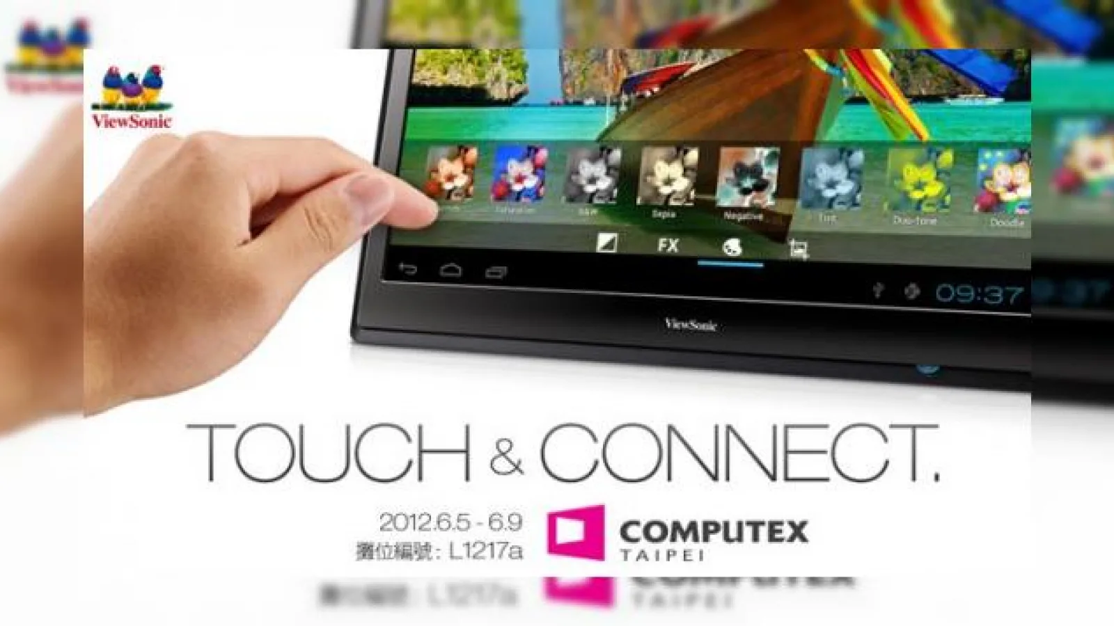 Mega tableta! ViewSonic pregătește o tabletă de 22 inch cu Android 4.0 pentru Computex 2012