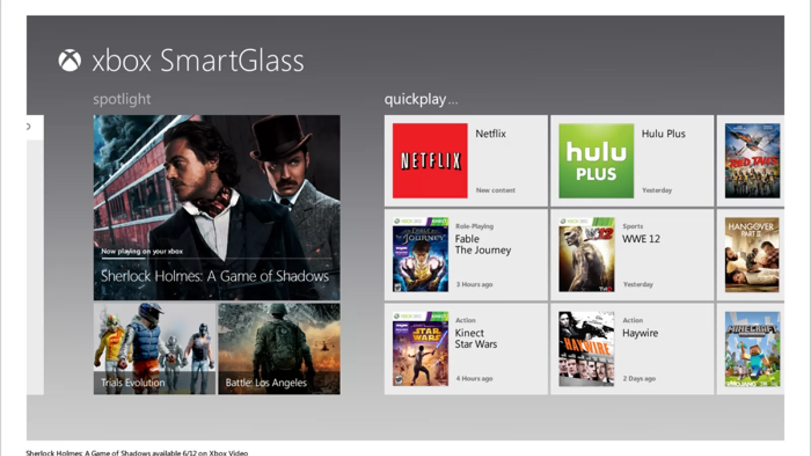 Microsoft anunța Xbox SmartGlass la E3 2012: integrare Xbox pe tablete și smartphone-uri