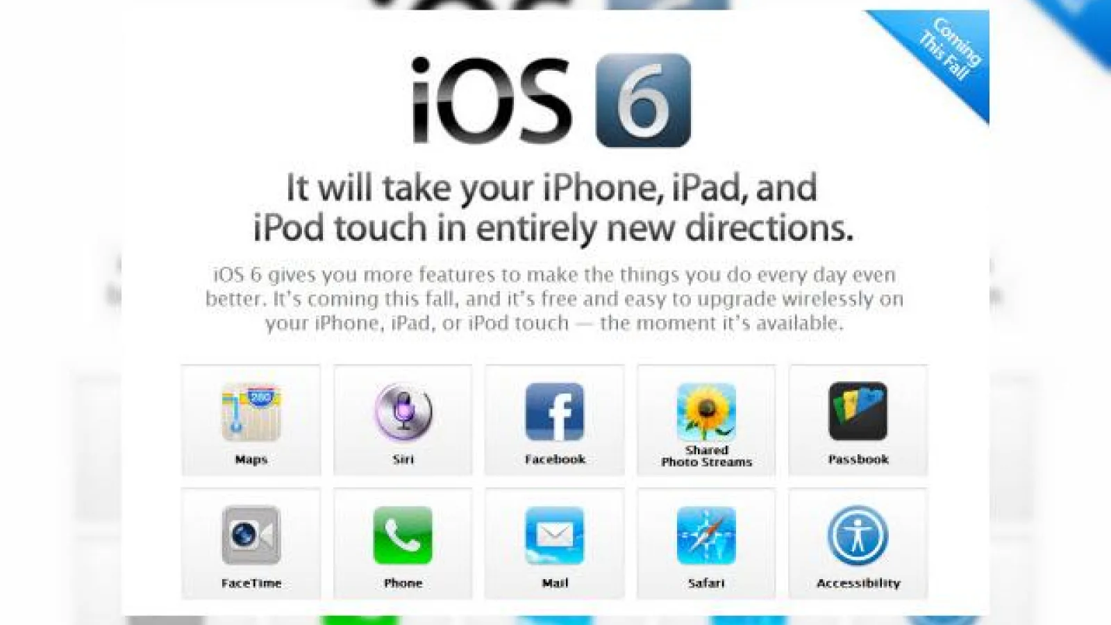 iOS 6.0 prezentat oficial la WWDC 2012: un nou Maps, Siri actualizat, Facebook bine integrat și multe altele!