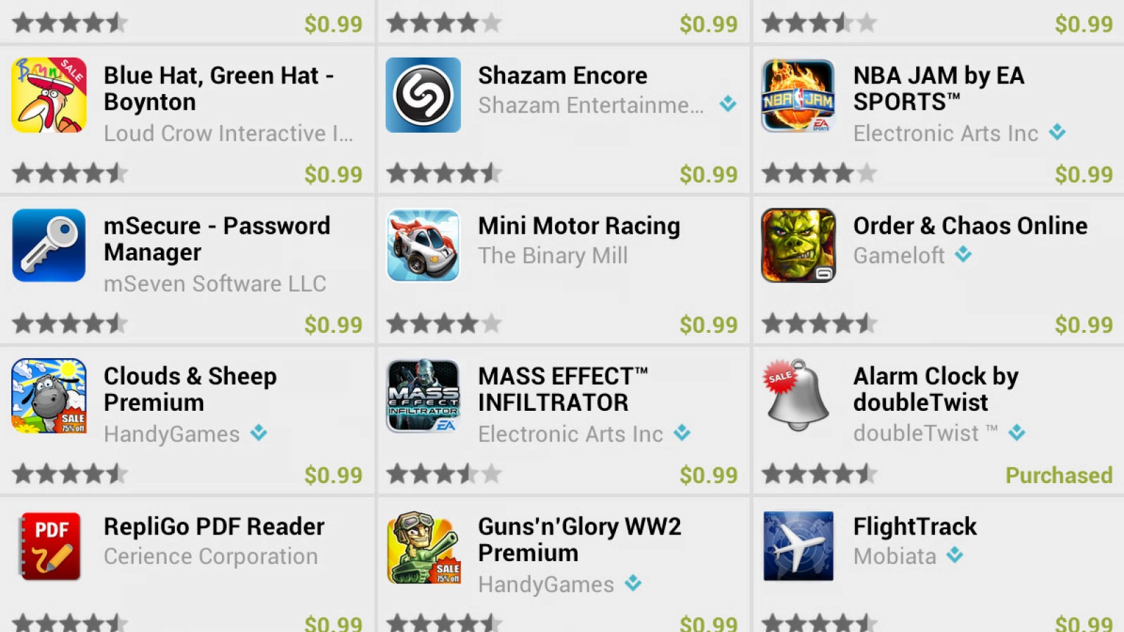 Superoferta În Google Play Store! Cele mai tari jocuri și aplicații la doar 0.99 dolari!