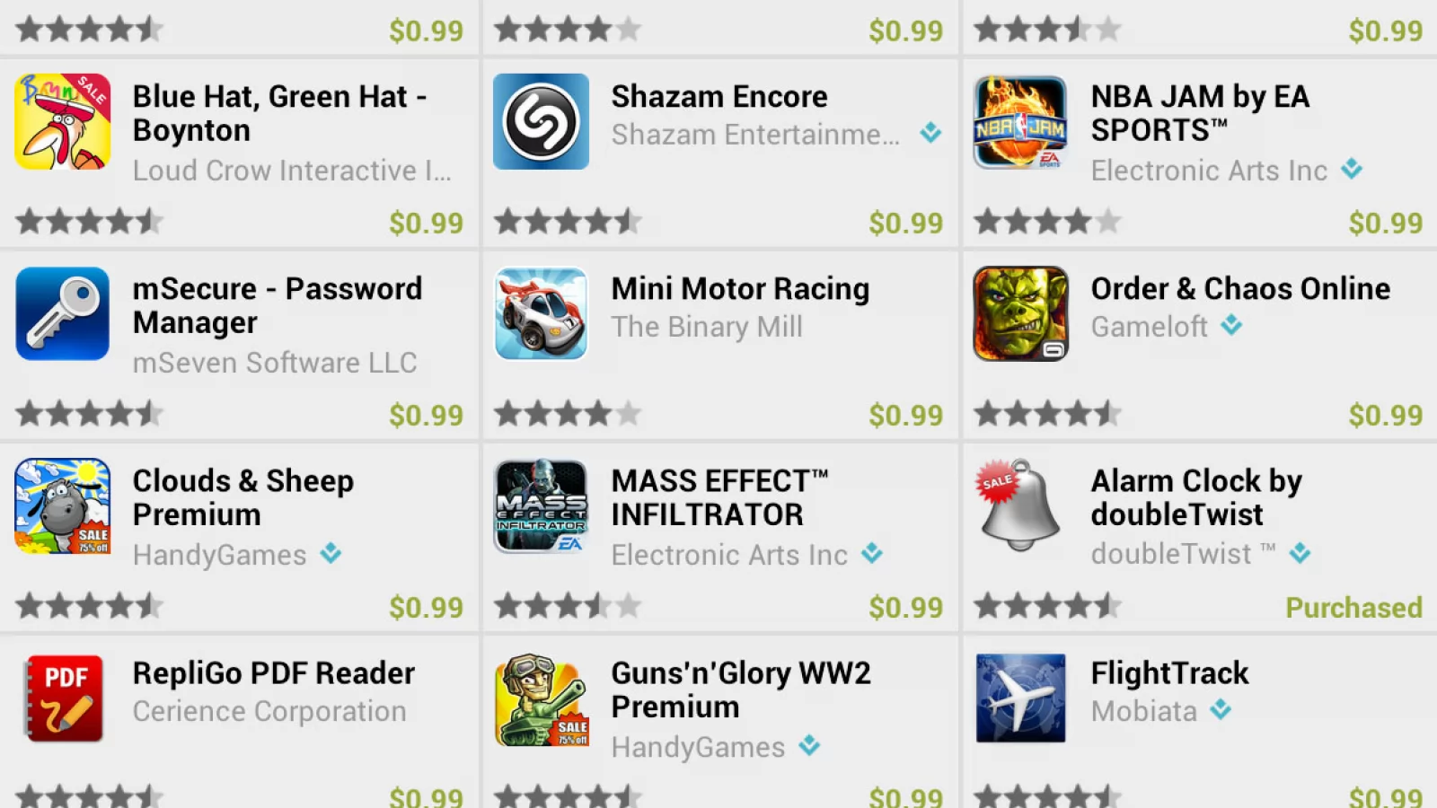 Superoferta În Google Play Store! Cele mai tari jocuri și aplicații la doar 0.99 dolari!