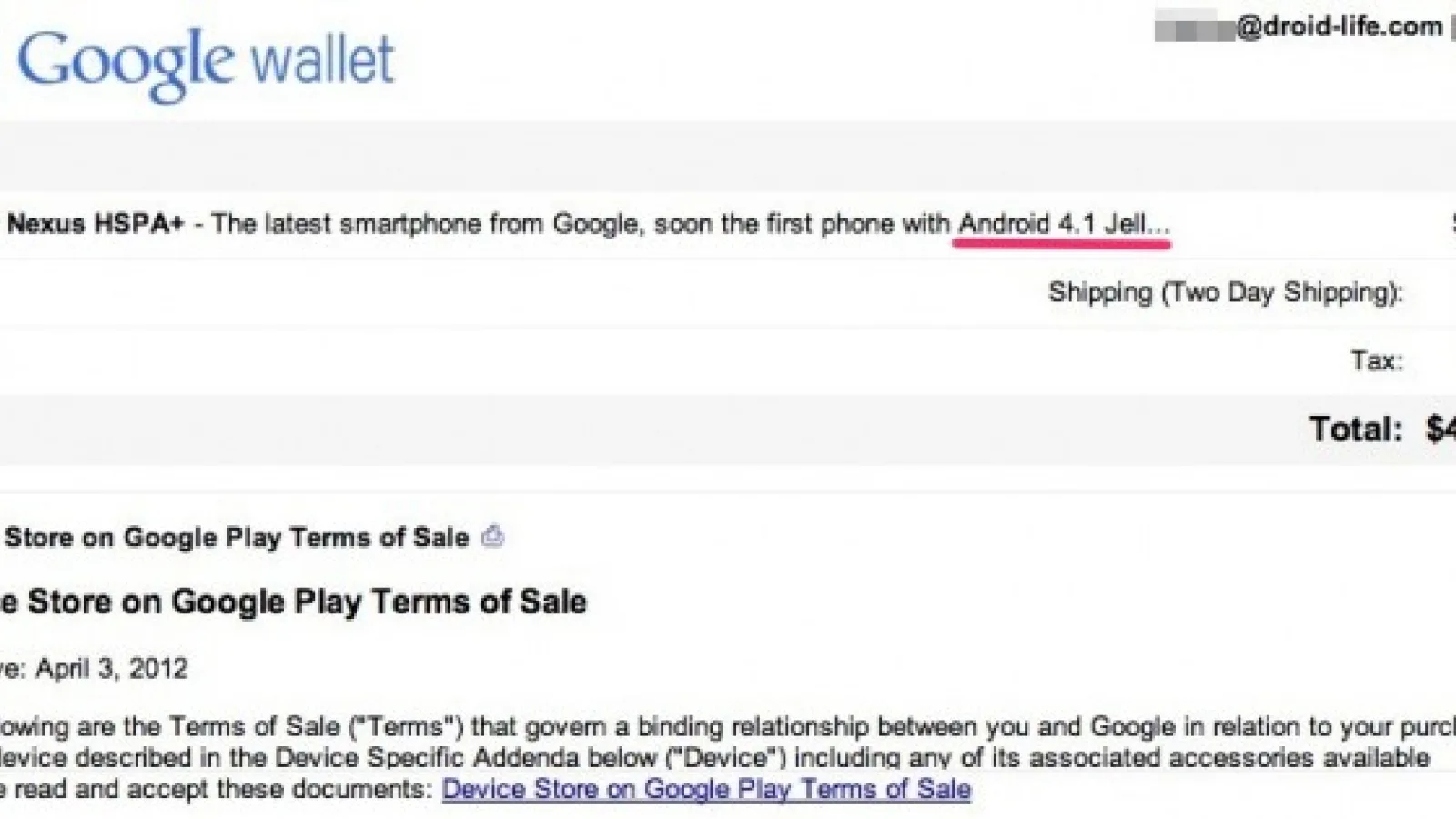 Android 4.1 Jelly Bean va sosi pe Samsung Galaxy Nexus - scăpare din Google Play store