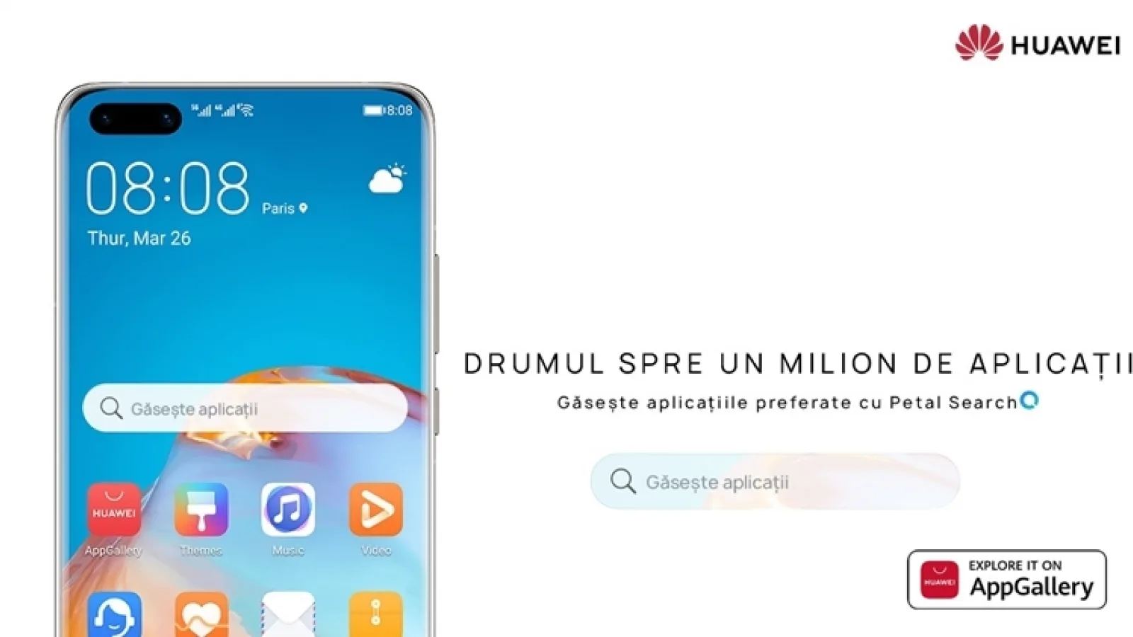 Huawei anunță lansarea lui Petal Search, portal spre 1 milion de aplicaţii