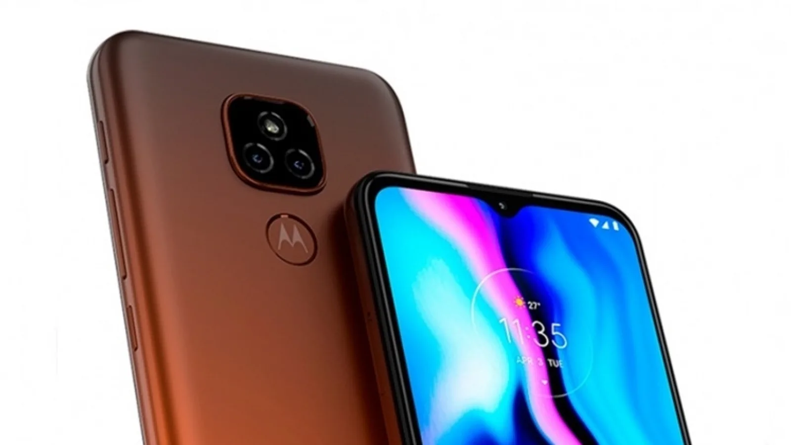 Motorola Moto E7 Plus și Moto G9 Plus se afișează în randări detaliate, cu o nuanță de bronz à la Note 20