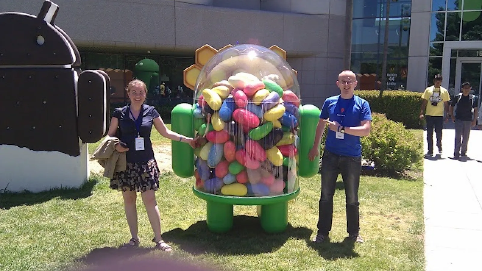 Android Jelly Bean confirmat de noua mascota din campusul Google, Înainte de lansarea de la I/O