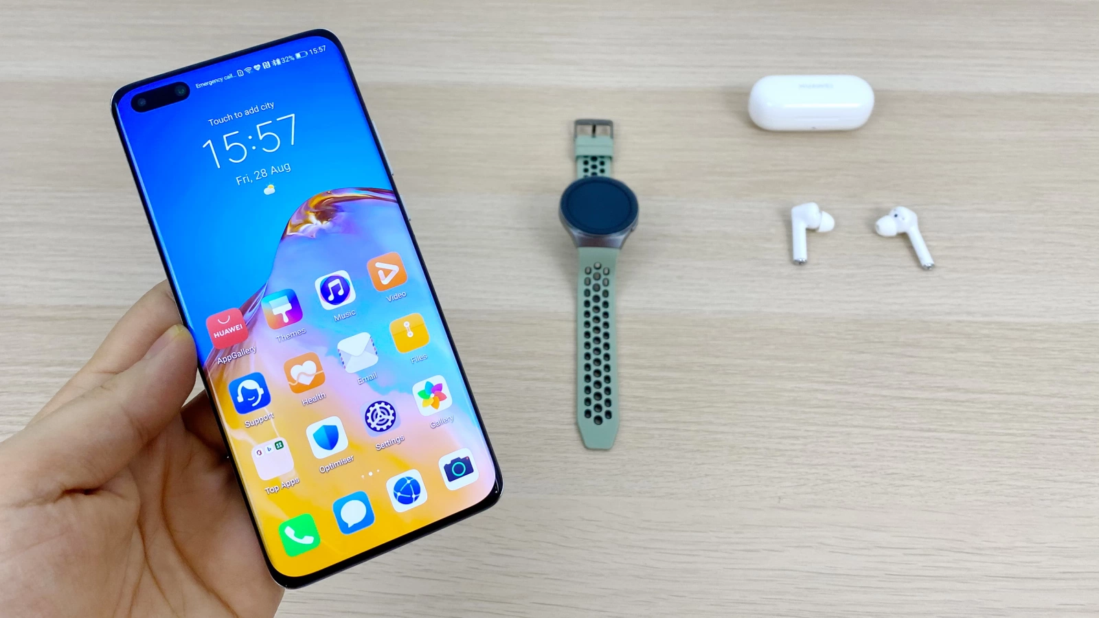 Ce este un ecosistem de dispozitive şi cum se interconectează ele? Huawei P40 Pro + Huawei Watch GT 2e + FreeBuds 3i (Video)