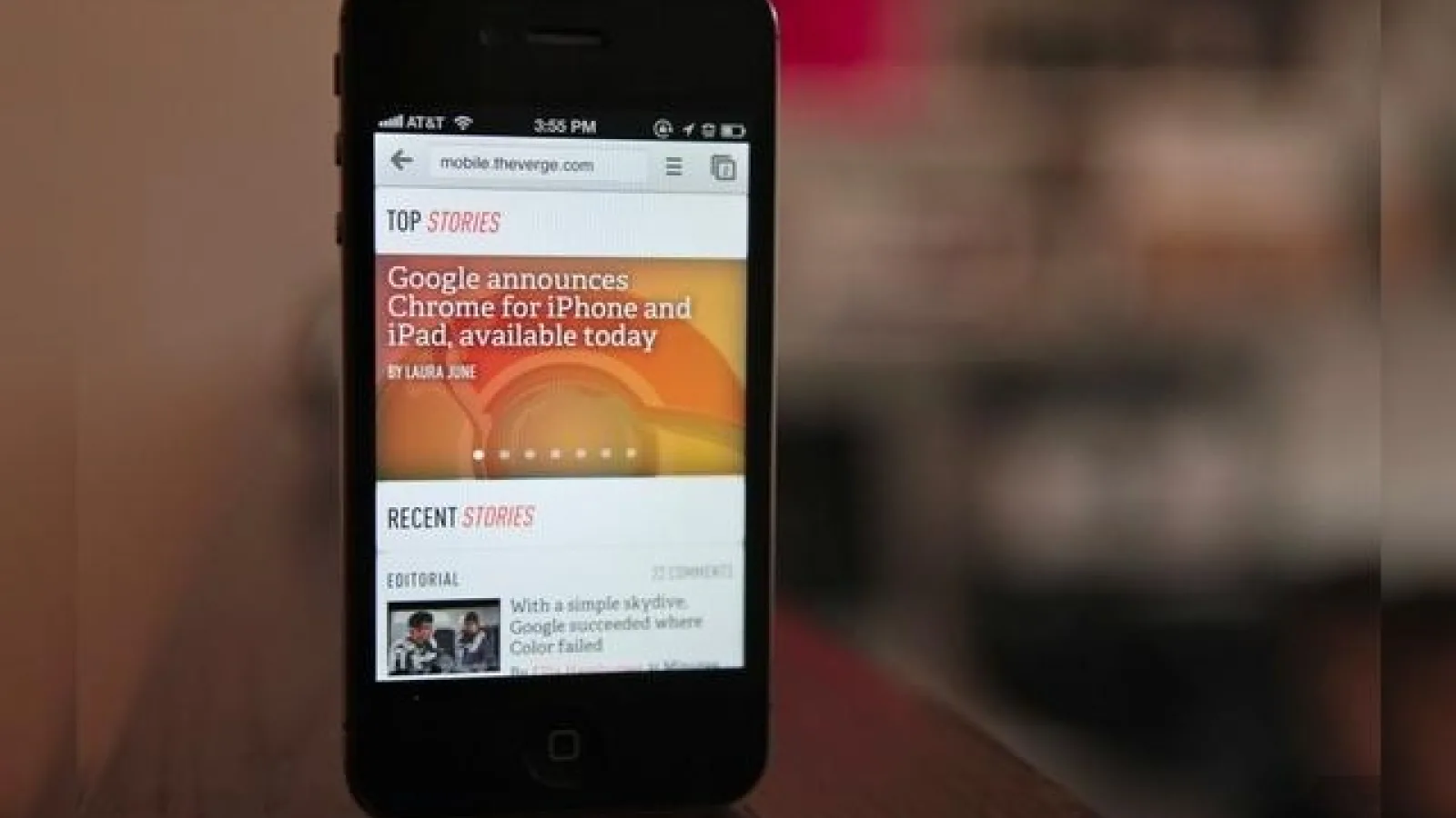 Chrome pentru iPhone și iPad - no. 1 În App Store după o singură zi