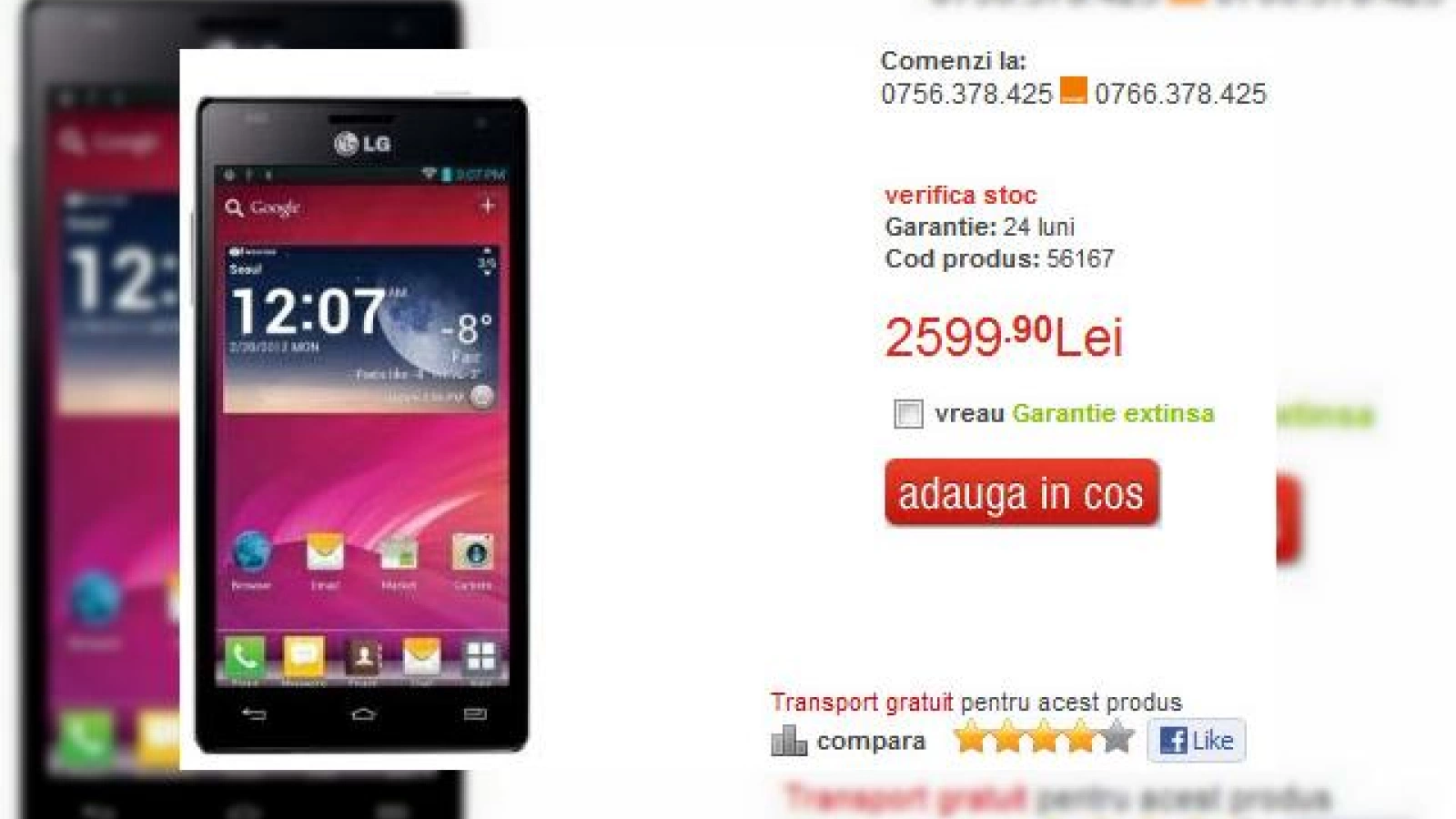 LG Optimus 4X HD a ajuns În România prin Quickmobile.ro! Iată prețul!