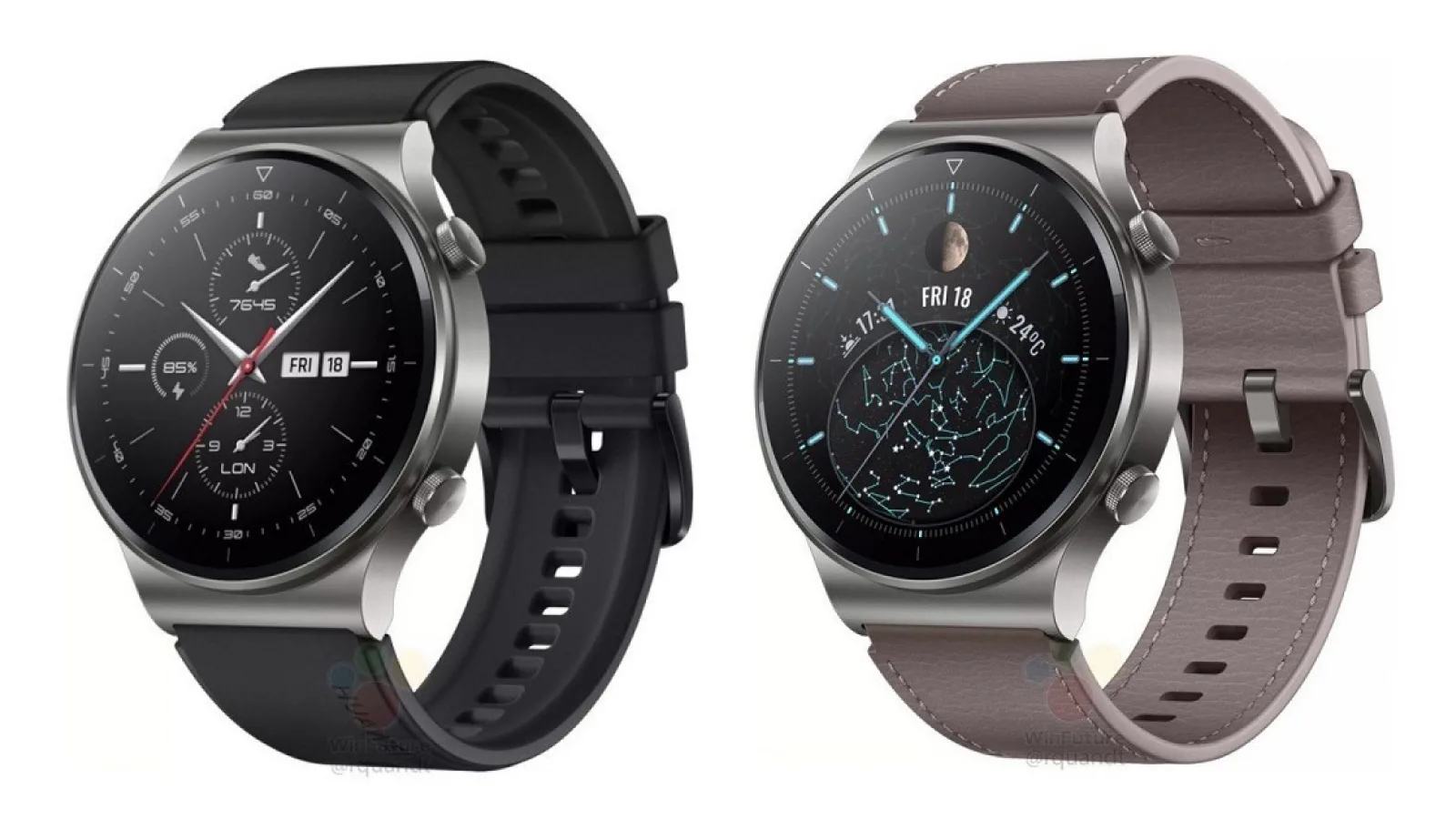 Huawei Watch GT2 Pro apare în noi randări, acum şi cu specificaţii detaliate