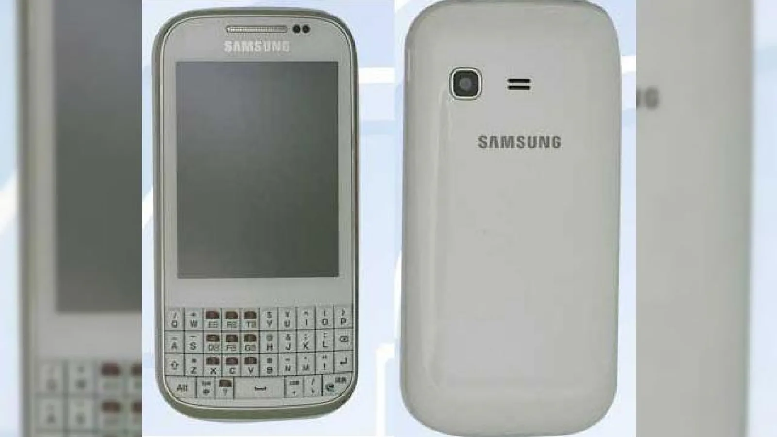 Samsung B5330 - telefon cu Android 4.0 și tastatură qwerty fizică În mod portait - primele informații