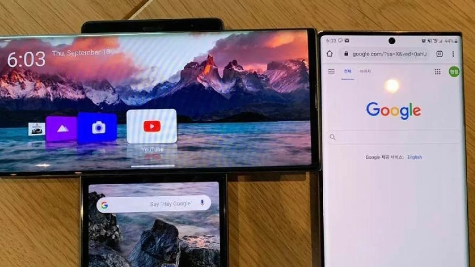 LG Wing apare în fotografii reale și este comparat cu Galaxy Note 20; Are un UI special pentru ecranul rotativ