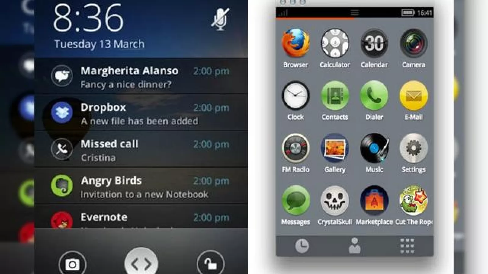 Primele capturi de ecran din Firefox OS Își fac apariția; Platforma copiaza iOS si Android!