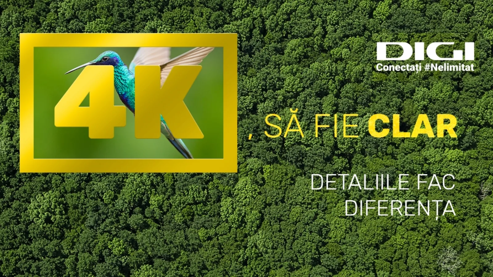 Toamna se vede în 4K la Digi; Extraopțiunea 4K poate fi activată gratuit pentru 2 luni