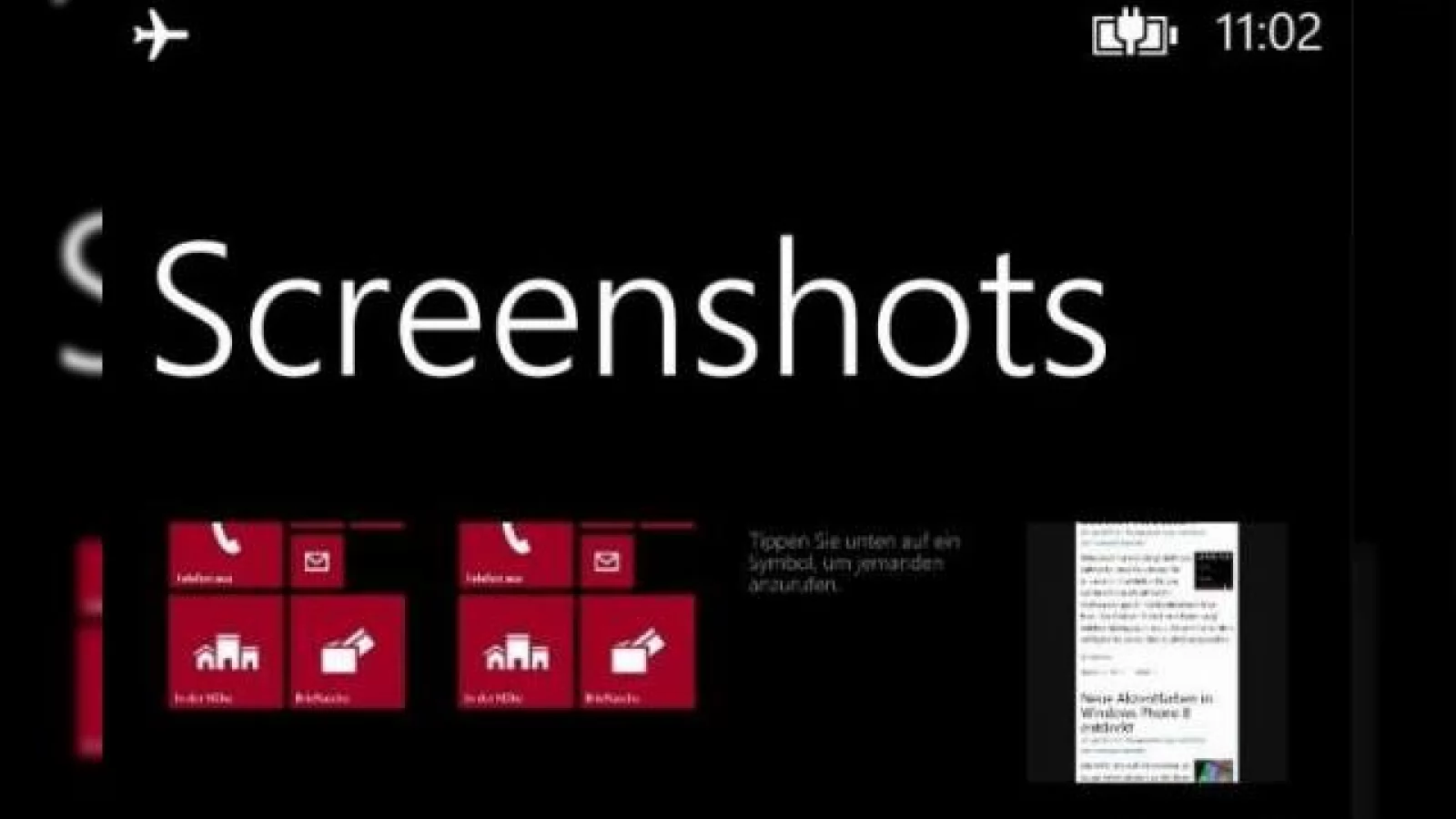 Captură de ecran nativă În emulatorul Windows Phone 8 SDK (video)