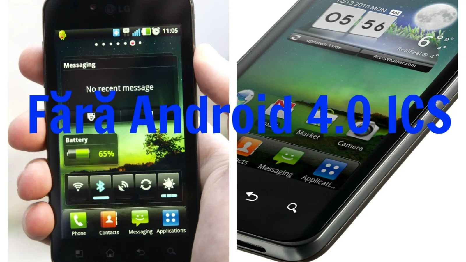 LG Optimus Black și Optimus 2X nu vor primi Android 4.0 Ice Cream Sandwich