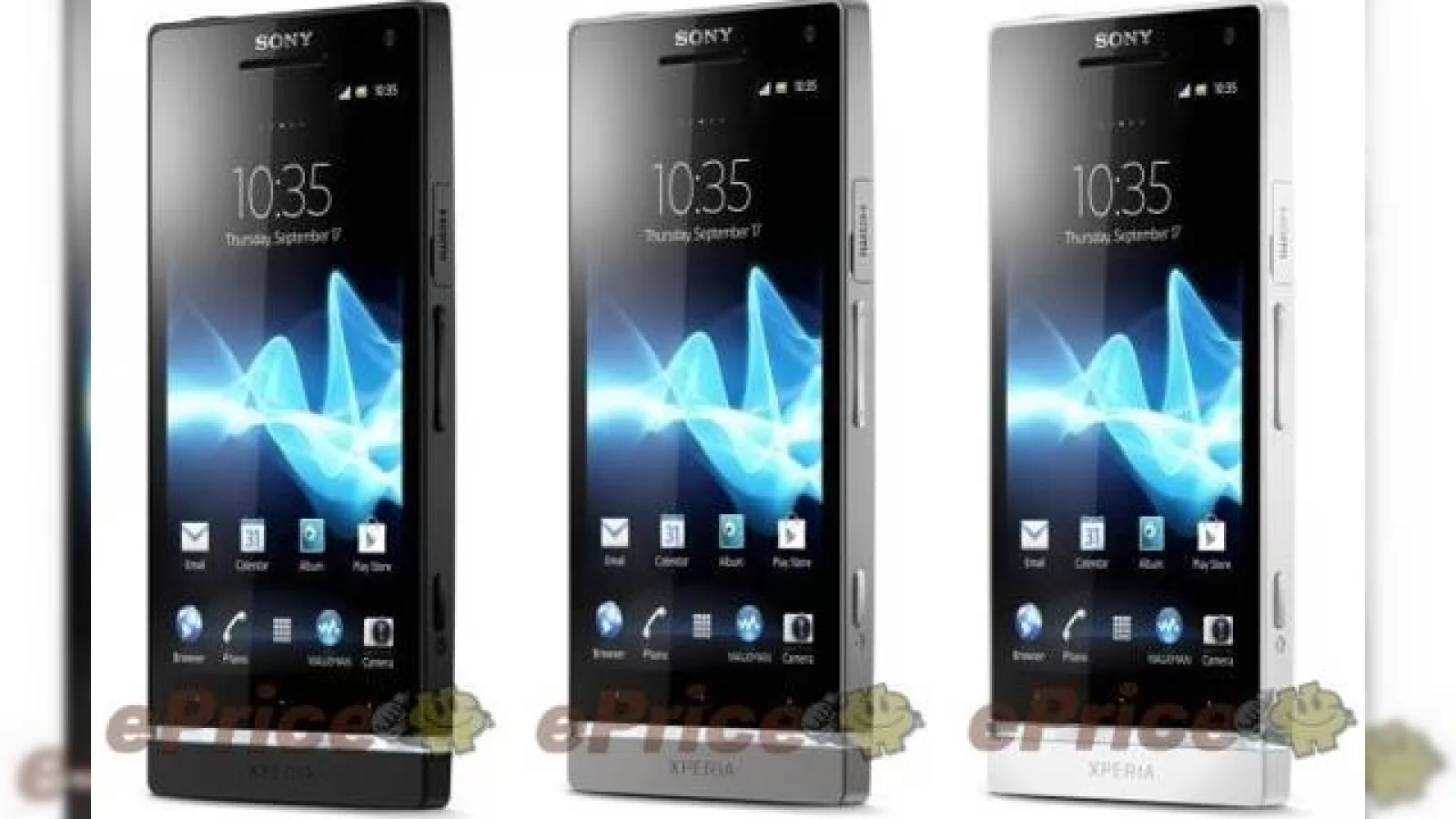 Sony Xperia SL acum În imagini de presă, Înainte de prezentarea de la IFA 2012