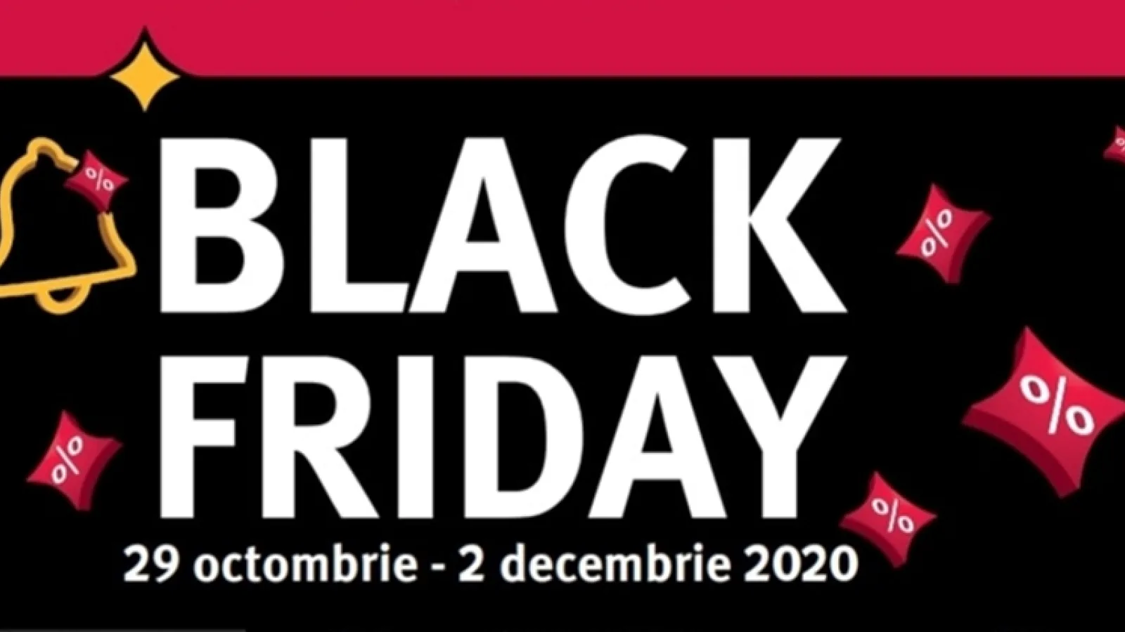Altex organizează Black Friday 2020 în perioada 29 octombrie - 2 decembrie; Avem catalogul cu reducerile din primul val!