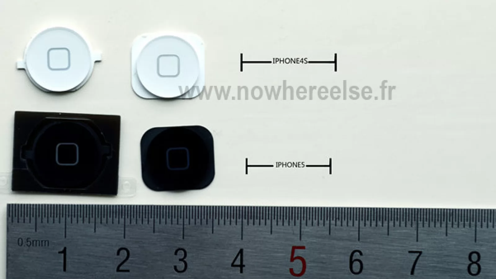 Detalii minore legate de noul iPhone / iPhone 5 ies la iveală: tasta Home, cartela nano-SIM, slotul pentru SIM