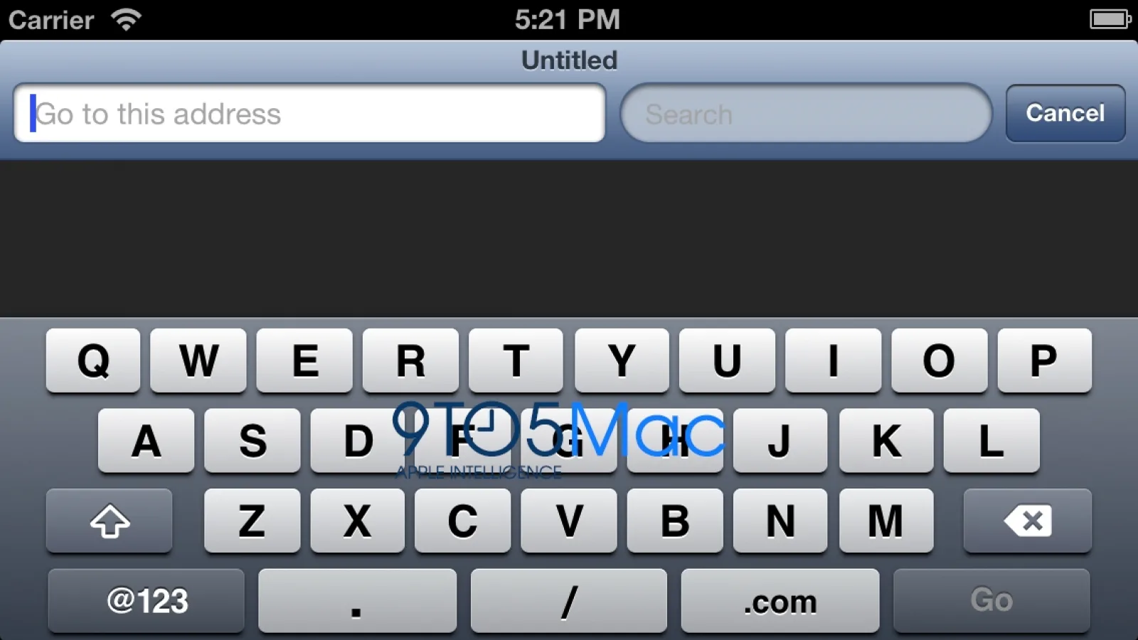 Așa arată tastatura virtuală a lui iPhone 5 În format landscape