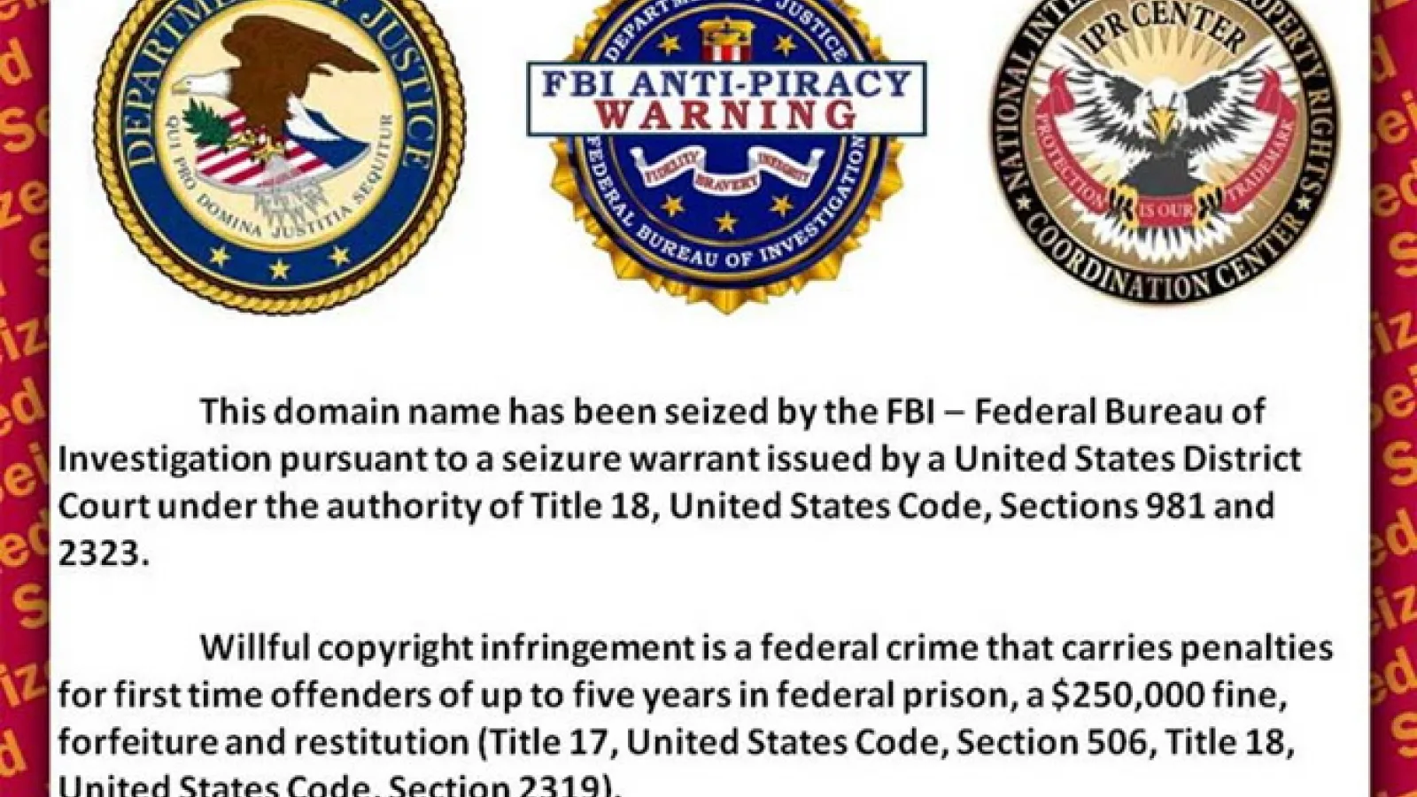 FBI Închide site-urile pirat cu aplicații Android! 3 nume mari au dispărut deja!