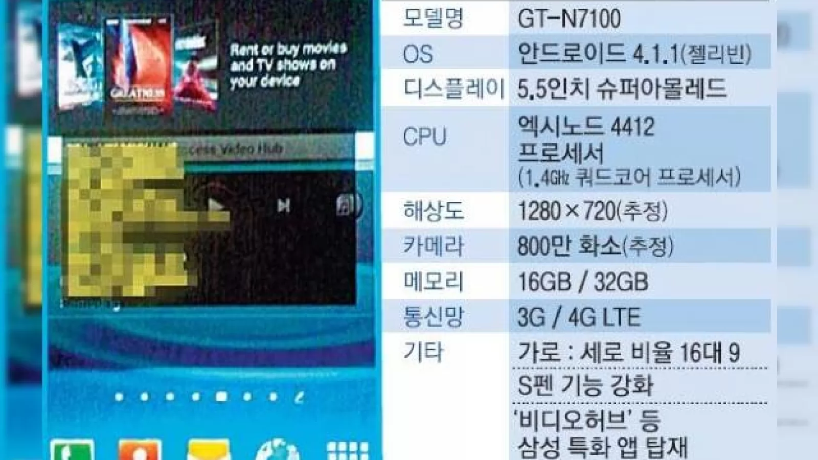 Samsung Galaxy Note 2 ar putea fi lansat de fapt cu Android Jelly Bean, design deloc rotunjit